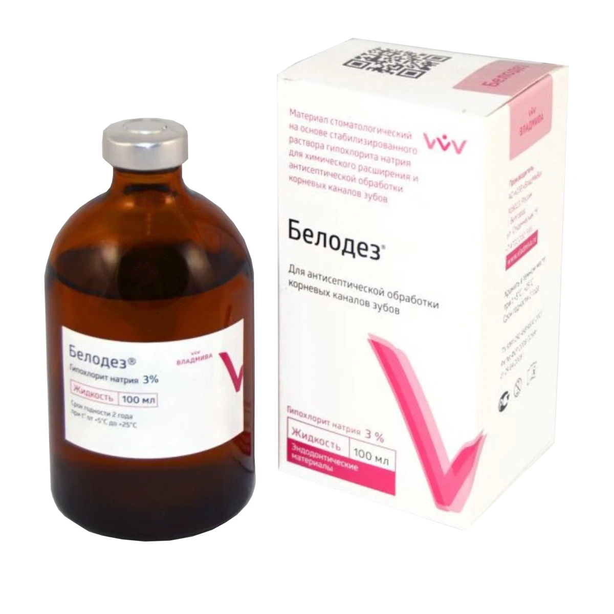 БЕЛОДЕЗ (3%) РАСТВОР ДЛЯ ОБРАБОТКИ КАНАЛОВ 100 мл