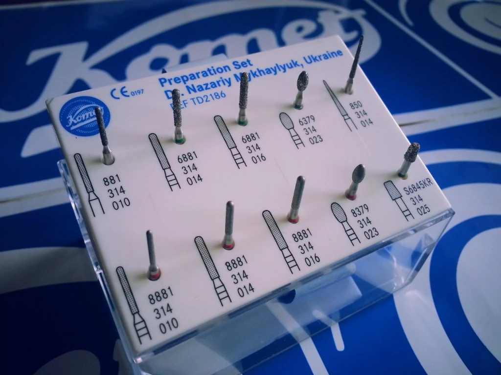 Dr. Mikhaylyuk bur set (10 pcs), Komet, Germany