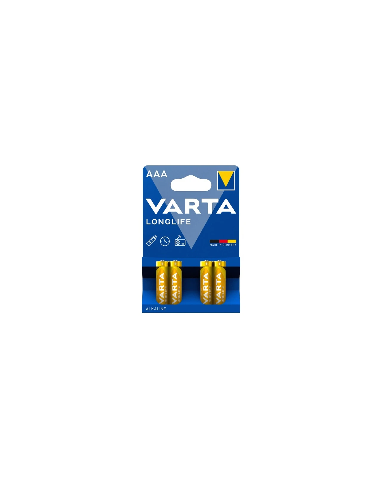Батарейка Varta Longlife Micro 1.5V - LR03/ AAA 4шт